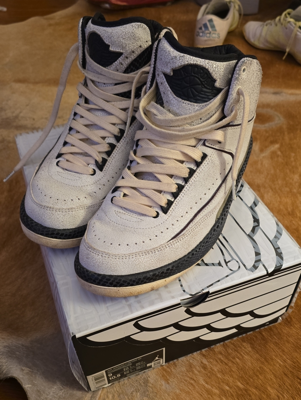 A Ma Maniére x Air Jordan 2 Retro SP 'Airness' Premium Leather Sneakers